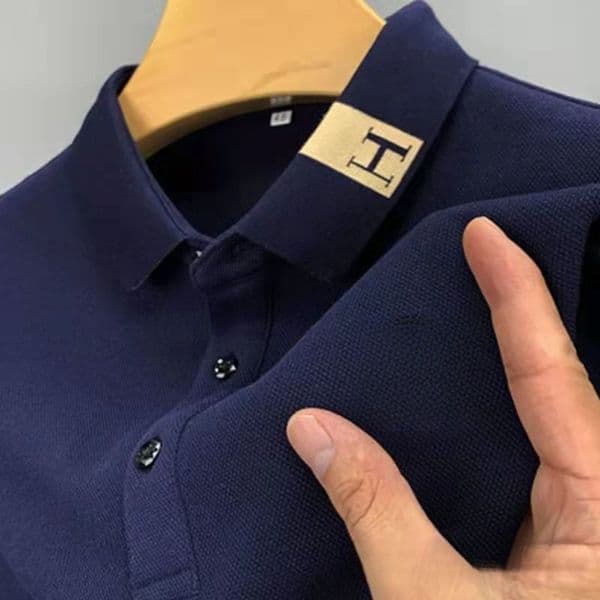 2026 New Designer Men's Short-sleeved T-shirt - Embroidered - Luxury Youth And Middle-aged Collared Polo Shirt - Outdoor Large-sized Casual Business Men's Jacket