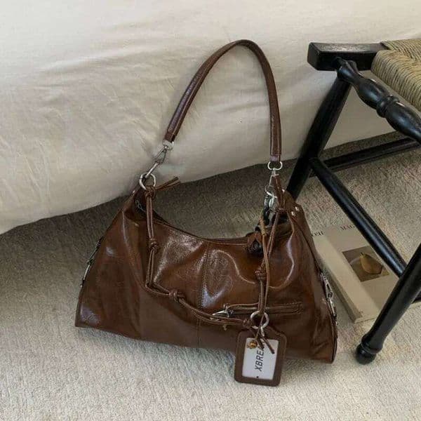 Lavish One Shoulder Versatile Crossbody Retro Work Travel Stylish Female Bag Suitable For A Business Trip H260225