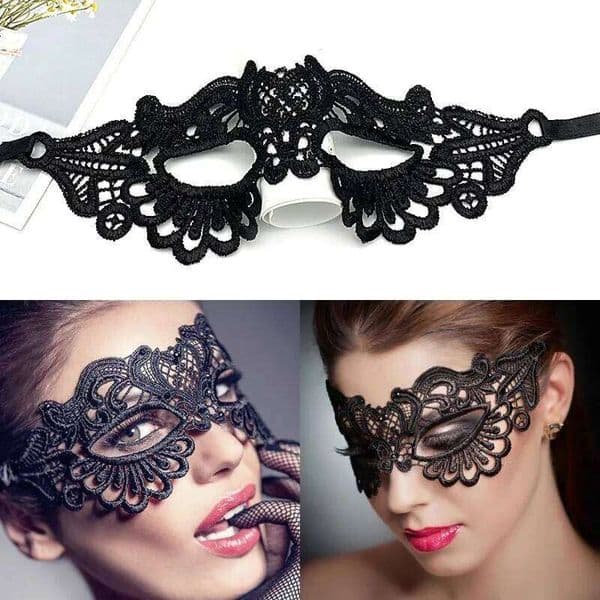 Sexy Black Floral Eye Masquerade Prom Face Women Princess Party Cosplay Nightclub Queen Lace Mask Props Gifts 26W0226