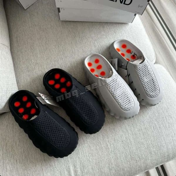 Desginer Slides Mind 001 Slide New Slippers soft Rubber Tech Comfort Slippers Bone White Red Black Light Smoke Grey Mens Womens Mind001 Summer Beach Shoes large size