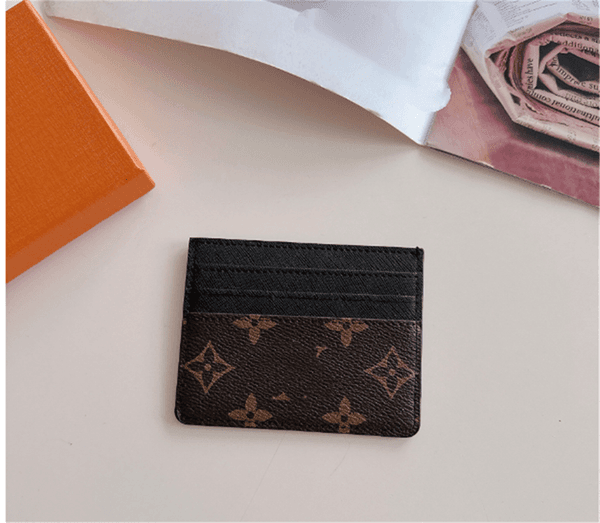 Women card holder wallet cardholder designer purse women genuine Leather Womens men Purses Mens Key Ring Credit Coin Mini Wallet wholesale with box