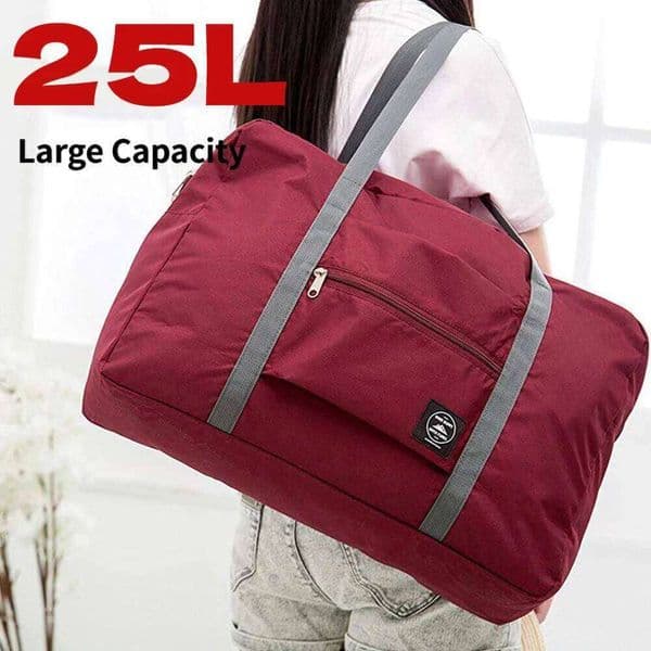 1pcs Foldable Travel Duffel Portable Multi-function Large Capacity Waterproof Business Bags Single Shoulder Hand Luggage Bag 26H0226