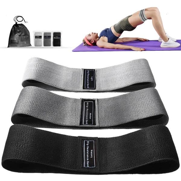 Fabric Resistance Hip Booty Bands Glute Thigh Elastic Workout Squat Circle Stretch Fitness Strips Loops Yoga Gym Equipment 260202
