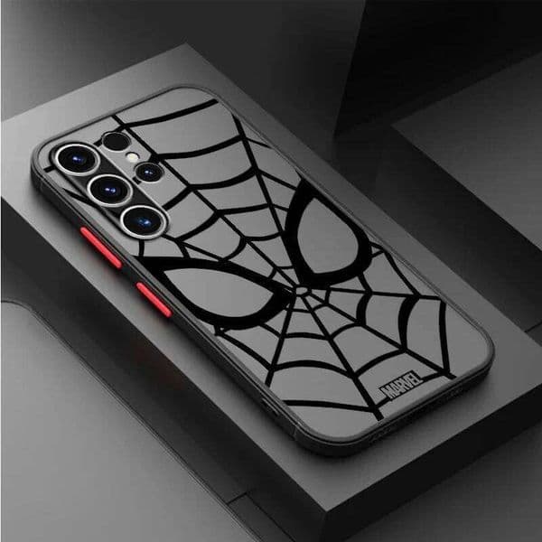 Marvel Spider Man Logo shell Case for Samsung Galaxy FE S21 S20 S24 S10 S22 Plus S9 S23 Ultra S25 J260205
