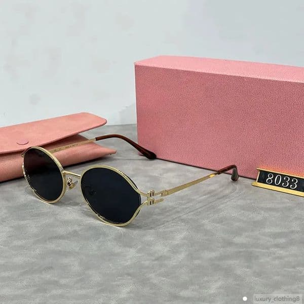 Kid Hair Accessories Designer Elliptical Sunglasses For Kids Goggle Beach Sun baby hair clip cute Glasses Metal Material Skinny With Large Effect Atmosph e