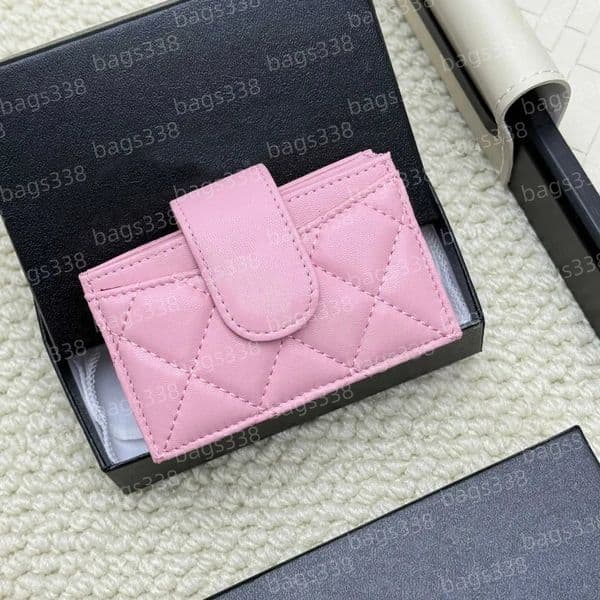 10A high quality designer wallet coin purses card holder women handbag small bag genuine leather branded bags secure credit caviar compact luxury casual passport
