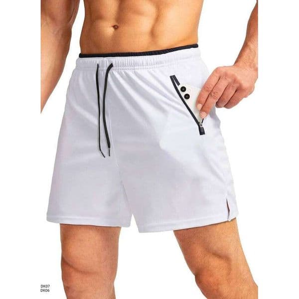 Summer sports cool sportswear running casual underwear gym fitness training jogging shorts men's solid color H260226