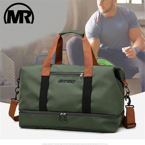 MARKROYAL Fashion Travel Bags For Women Large Capacity Mens Sports bag Waterproof Female Messenger Bag Dry And Wet Drop260202wwBJ