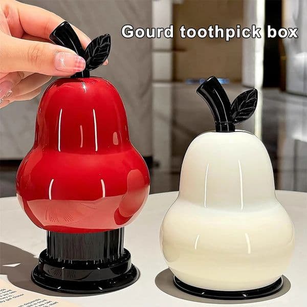 Creative Light Toothpick Box Household Cotton Swab Dental Floss Storage Highend Jar Highvalue y260204