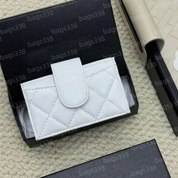 10A high quality designer wallet coin purses card holder women handbag small bag genuine leather branded bags secure slots caviar compact luxury casual passport