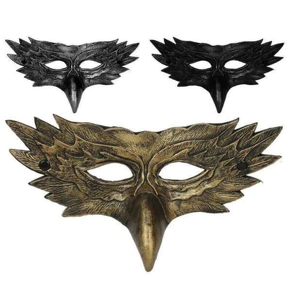 Animal 3D Eagle Beak Mask Cosplay Crows Parrot Pu Masks Masquerade Halloween Carnival Party Costume Props cosplay accessories 26W0226