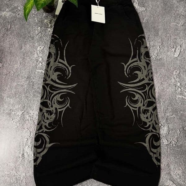 Y2K Fashion Black Striped Sweatpants Men Women Loose Trend Pants Retro Casual Comfortable Durable Training Outdoor Running Pants 260208CJ