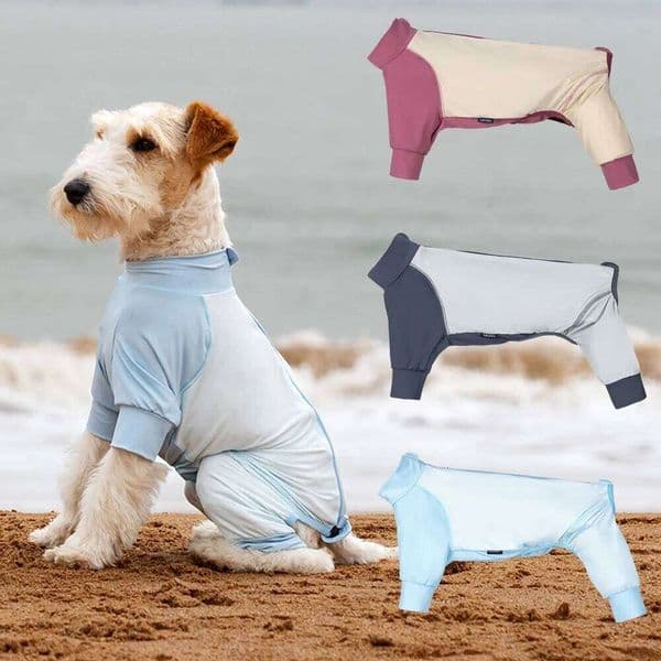 Cooling Vest Shirt Upf50+ Sun Protection Jumpsuit Fast Drying Dirt-Proof Dog Clothing Soft Summer Outdoor Overall Bamubi