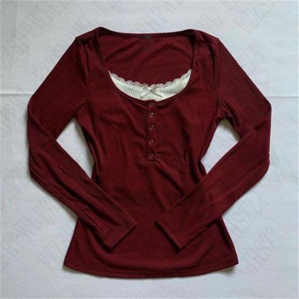 Y2K Vintage Women Maiden Harajuku Clothing Casual Fashion Girl Long Sleeve Bow Slim Chic Slim Female 90s Daily clothing260128BJ