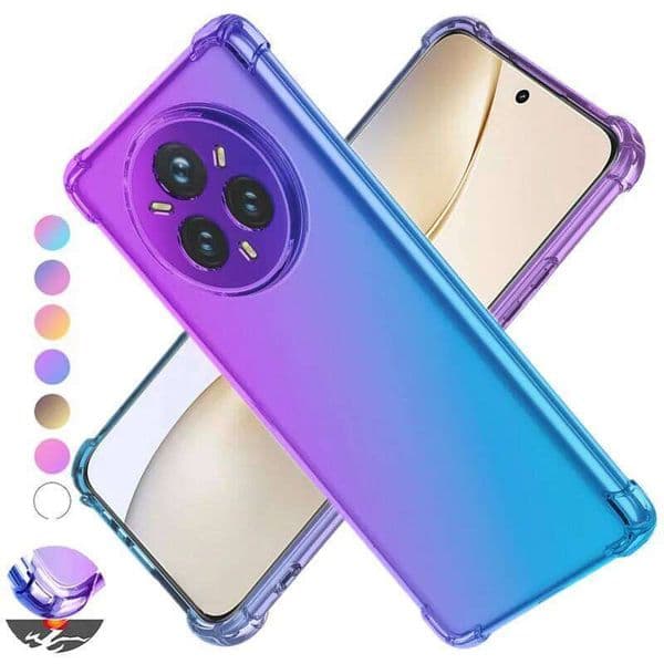 Four-corners Shockproof Gradient TPU Case for Pro+ Plus Realme 14 Pro 5G Protective Cover Fundas Coque Capa J260205