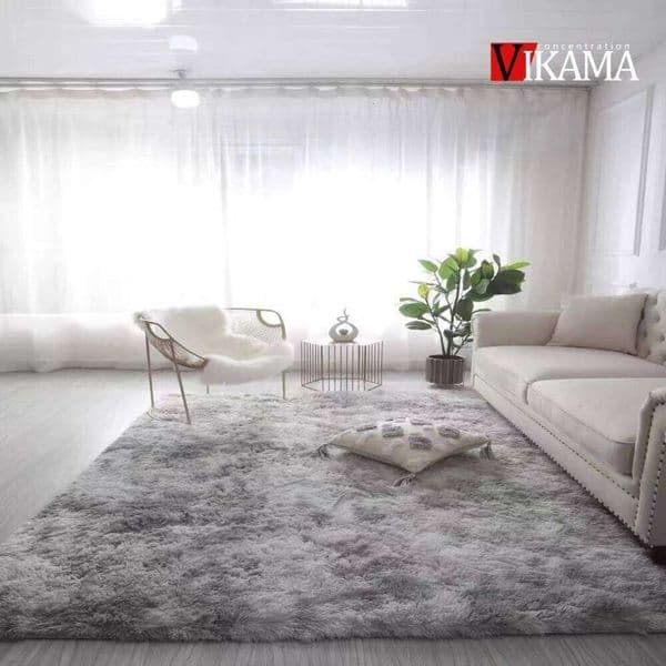 VIKAM for Living Room Decor Rugs Fluffy Thick Plush Carpet For Bedroom Large Area Rug Crawling Mat Gray Black pink H260226J260519
