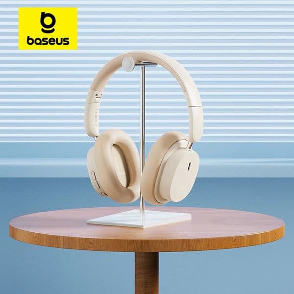 Baseus Wireless Headphone 3D Spatial Audio Earphone Bluetooth 53 Headset 40mm Driver Foldable Over Ear Headphone 70H 260203