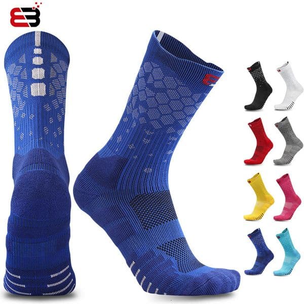 High-Performance Basketball Socks Practical Player Version High-Top Men And Women Long Tube Running Mid-Tube Thickened Towel Bottom Sports Socks Trendy