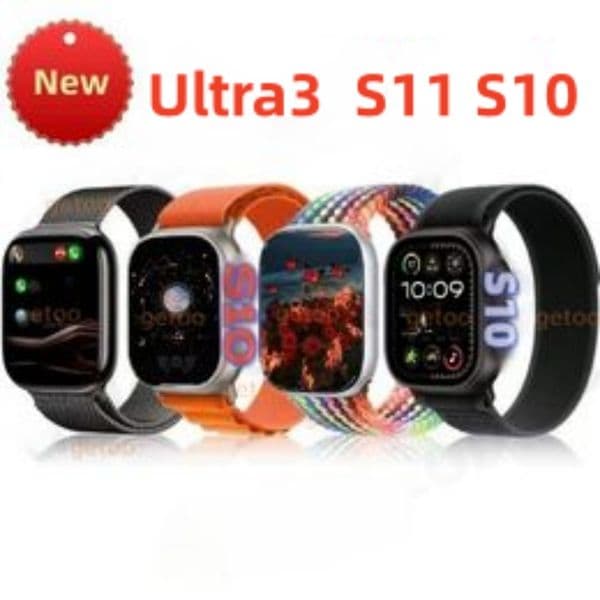 Sportwatch Series 11 S10 Ultra3 49mm smart watch Ultra Series 10 Watch marine strap watch sport watch wireless charging strap box Protective smartwatch