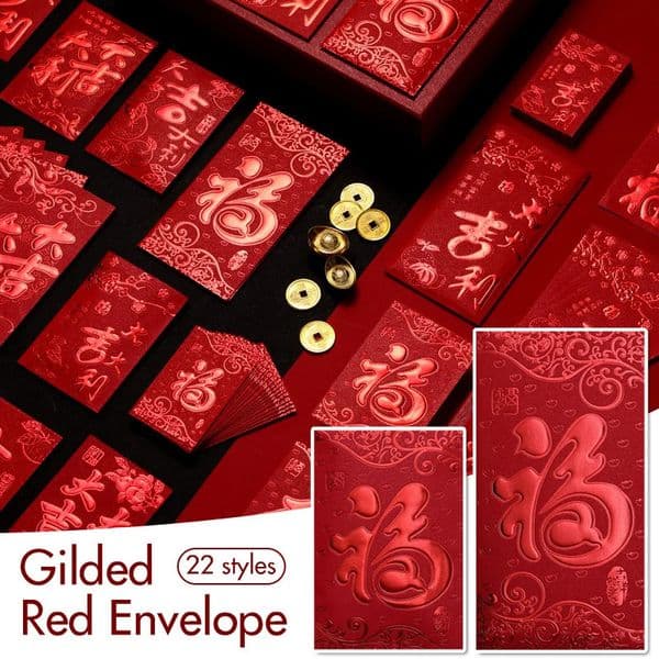 60 Pcs Chinese Red Pocket Stamping Red Envelopes For Lucky Money Wedding Ceremony Red Envelopes Year Decor 260130