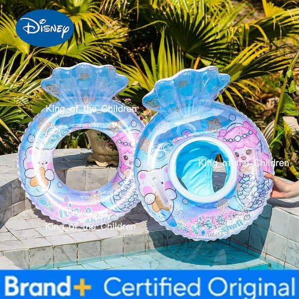 Disney 1PC Transparent shell shape Baby float Pool floats kids Pool float Childrens seat with swimming ring H260227