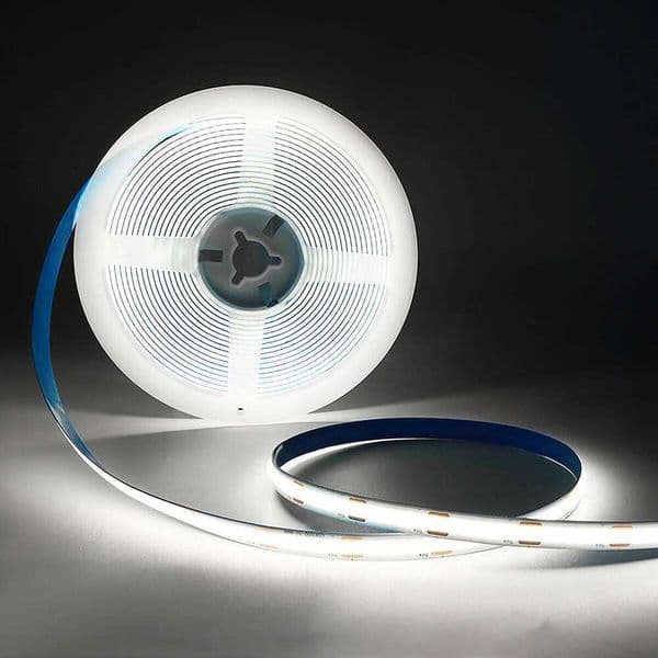 PCB Width 5mm /8mm LED Light COB LEDS 320pcs/m 1m 2m 3m 5m DC12V FCOB Strip Under Cabinet Lights for Kitchen Decor Project DIY Z260226