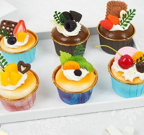 Bestseller 1PCS Realistic Artificial Simulation Cake Fridge Magnet Fake Food Model for Home Kitchen Staging Party Dessert Photography ddmytues