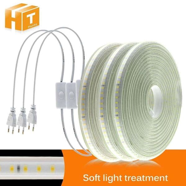 220V 120LEDs/m Brightness Soft Lighting High Flexible Light Safety Waterproof Outdoor Use LED Strip Z260227
