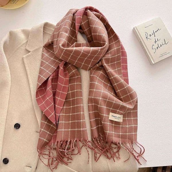Winter Warmer Thickened Scarf For Women Men Autumn Tassel Pashmina Shawl Elegant Faux Cashmere Warps Luxury Ladies Blanket Z260226