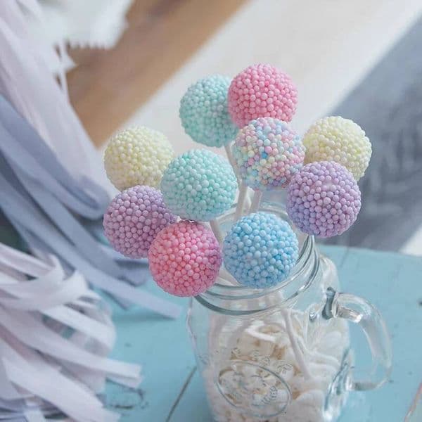 Bestseller Simulation Sesame Ball Lollipop Cute Macaron Fake Candy Model Kids Snacks Dessert Table Ornaments DIY Wedding/Baby Shower Decor ddmytues