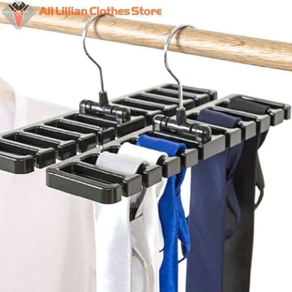 1PCS Tie Wardrobe Belt Rotating Organizer Rack Multifuctional Scarf Hanger Home Closet Storage Holder Accessories 26Y0227