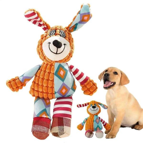 sound chew-resistant teething toys, pet solitude training Plush Squeaky Dog Toys for Small Medium Large Dogs 26Y0227