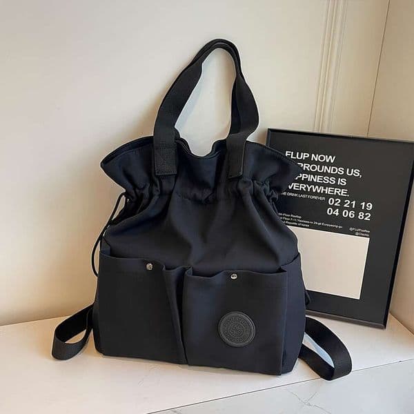 New Fashionable Casual For Women Single Shoulder Large Capacity Simple Commuter Bag High Value Multi Functional Versatile Backpack