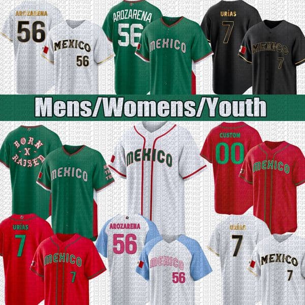 Sports Shirts 2023 2024 Mexico World Classic Baseball Jerseys 2026 Team WBC Jersey
