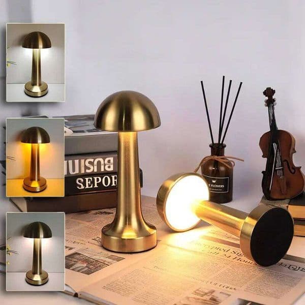 Metal Series Table Touch LED Simple Desktop Decorative Lamp Bedside Night Light For Bar, Coffee Table, Restaurant Z260227