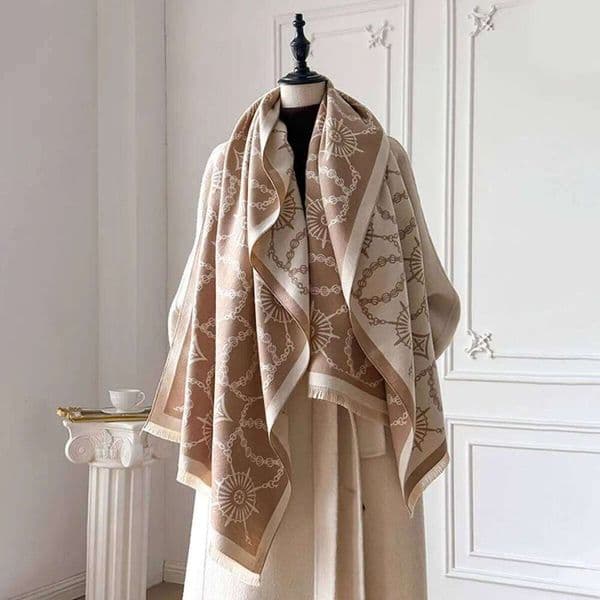 Luxury Warm Poncho Imitaion Cashmere Winter Women Scarf Shawl Wraps Female Thick Pashmina Blanket Bufanda Travel Echarpe 2025 S260226