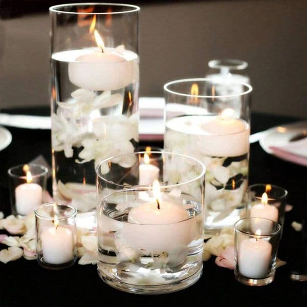 Bestseller Large capacity Cylinder Wedding Cup Candlestick Straight Tube Glass Vase Dining Table Candle Decoration Art Storage Jar ddmytues