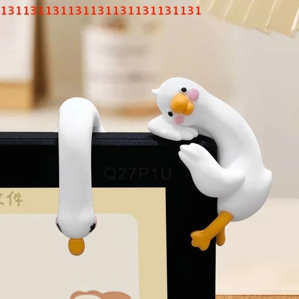 For Desk Car Dashboard TV Monitor Playful Gift Idea Cute 3D Resin Duck Figurine Cartoon Animal Decor Mini Ornament 260130