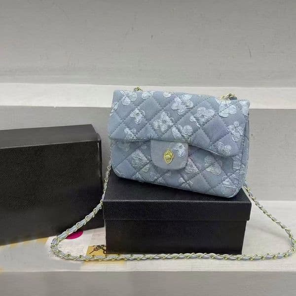 Women Designer Bag Crossbody Bag Luxury Chain Bags Denim Fashion Handbags High Quality Large Capacity Shoulder Small Square Bag Changchen26022746