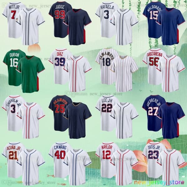 2026 World Baseball Jersey 18 Yoshinobu Yamamoto 17 Yusei Kikuchi 22 Juan Soto 16 Shohei Ohtani 27 Vladimir Guerrero Jr. 23 Fernando Tatis Jr. Duran Custom S-6XL Jerseys