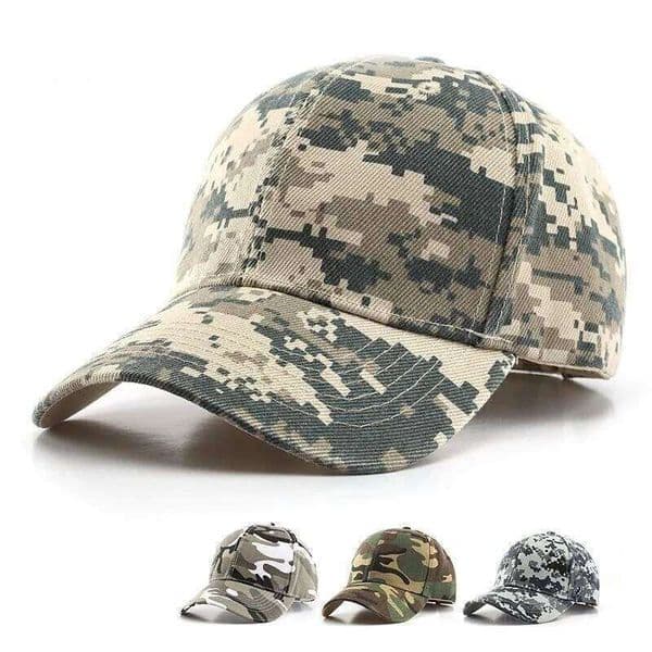 Military Baseball Caps Camouflage Army Soldier Combat Paintball Men Women Outdoor Sport Adjustable Sun Hats 26Y0227