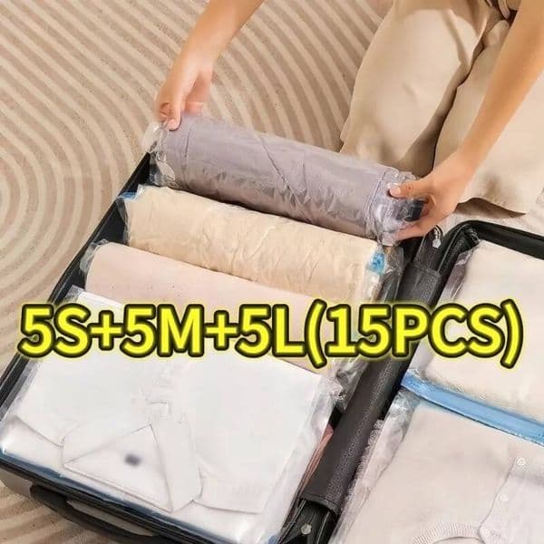 Bestseller Bestseller Compression Bags, Roll Up Travel Space Saver Bags for Luggage, Cruise Ship Essentials Cothes, Folding Compressed Bag ddmytues ddmytues