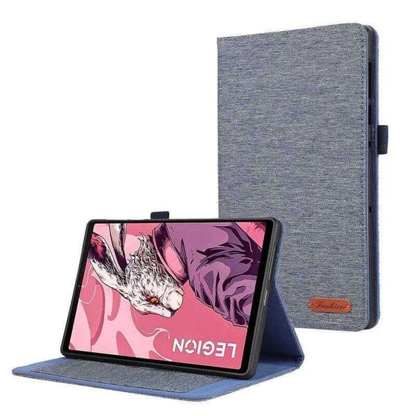 Fabric Flip case for 2023 Legion Y700 2nd Stand Cover LegionY700 Gen 2 Shockproof Casing Holder with Card Slots H260227