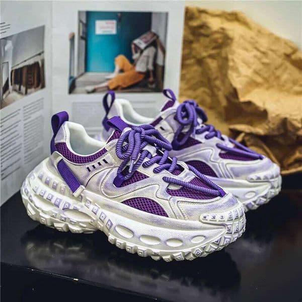 Men's Sports Male Sneaker Mesh Daddy Hollow Breathable Comfortable Fashion Lightweight Shoes For Men