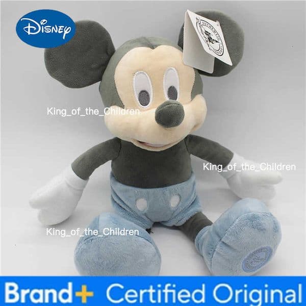 Disney 35cm Classic Retro Mickey Mouse And Minnie Mouse Plush Toys Stuffed Soft Doll For Children Birthday Gift H2602281