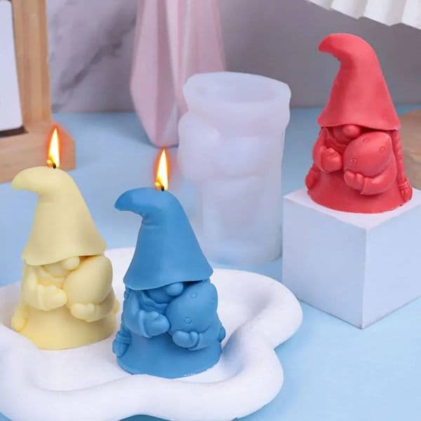 Bestseller Easter Egg Faceless Dwarf Candle Silicone Mould Christmas Santa Claus Plaster Doll Resin Mold Chocolate Cake Decor Festival Trim ddmySat