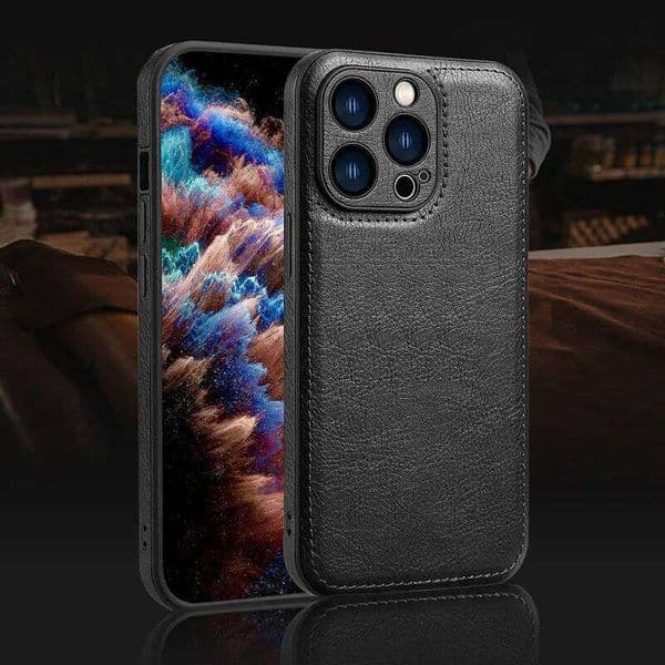 Luxury Solid Color Leather Bumper Soft Phone Case For iPhone 16 14 11 12 13 15 Pro Max Camera Lens Protection Back Cover 26Y0228