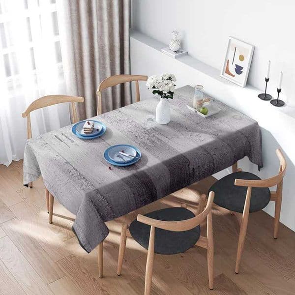 Luxury Modern Rectangular Dining Tablecloth 3D Floral Print Velvet Fabric Home Decoration for Kitchen Office or Wedding Party S260227
