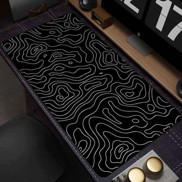 Art Mousepad 900x400 Black White Protector On The Table Pads Laptop Computer Mat Strata Liquid Mouse Pad Xxl Desk Mats 26L0228