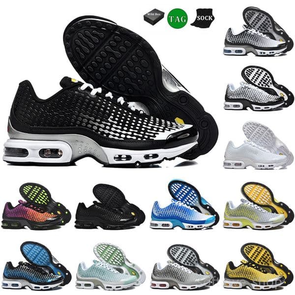 Designer TN7 running shoes Whit Black Volt Hyper Pink Bred Panda Safari Half Blue Grey Orange Blueprint Pure Platinum Sail men women outdoor sports sneakers shoes